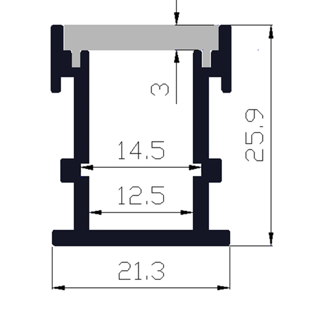 30m(30pcs) a lot, 1m per piece Floor lamp led aluminum profile slim 1m with milky diffuse or clear cover for led strips