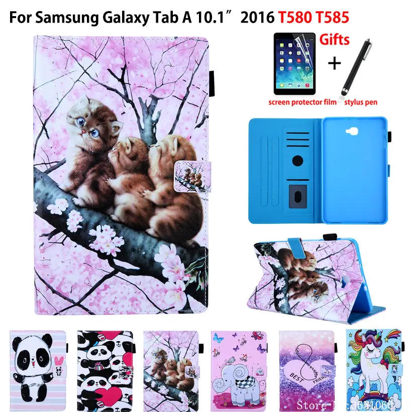 SM-T585 Cartoon Case For Samsung Galaxy Tab A a6 10.1