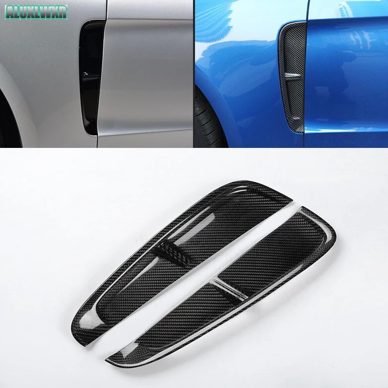 Car Side Wing Fender Air Vents Outlet Frame Cover 2018 Styling for Porsche Panamera 971 Turbo Fastback Sedan Sport Turismo 2017