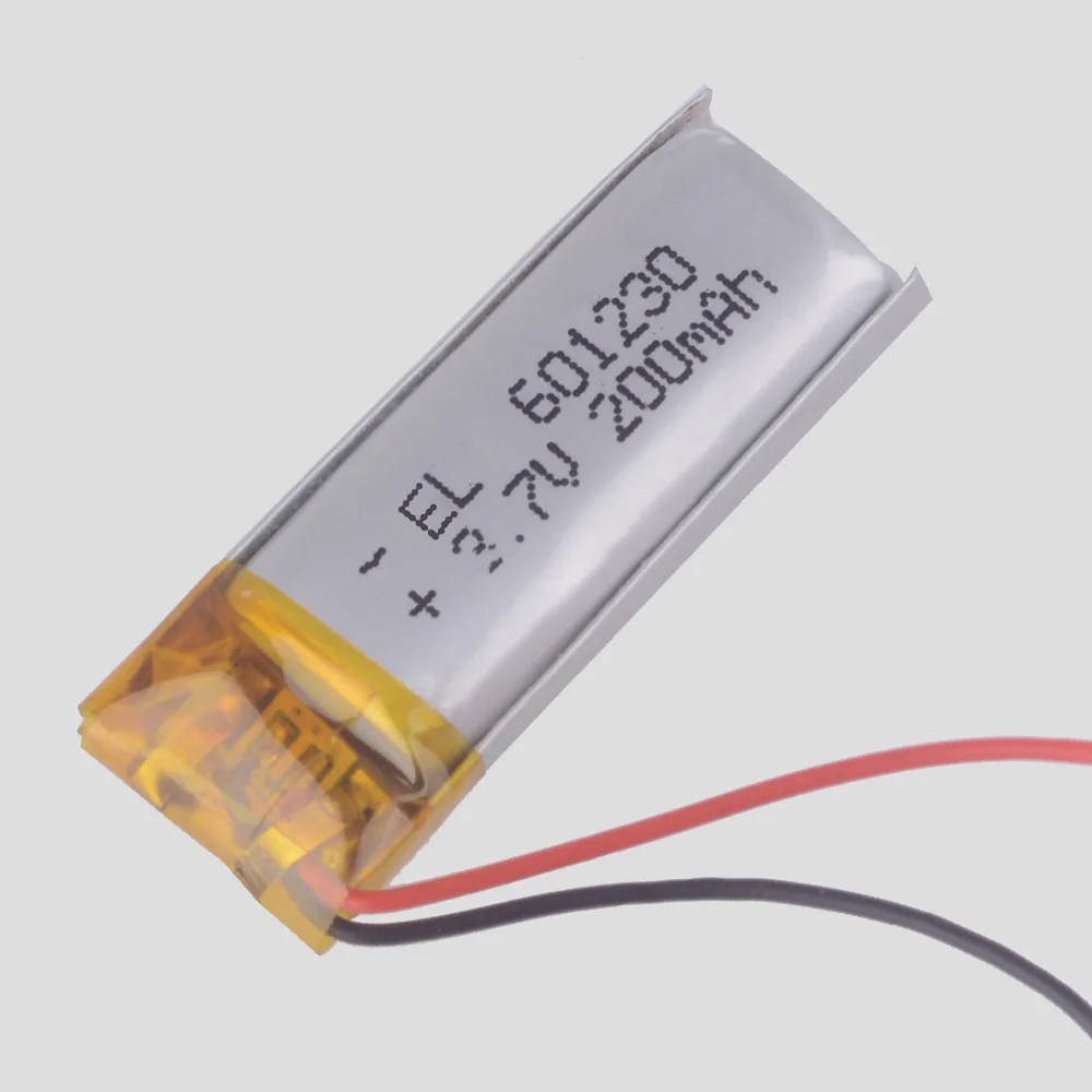 3.7v 200mah recarregável li-polímero li-ion bateria para prestigio dvr 585 bluetooth fone de ouvido dispositivos eletrônicos wearable 601230
