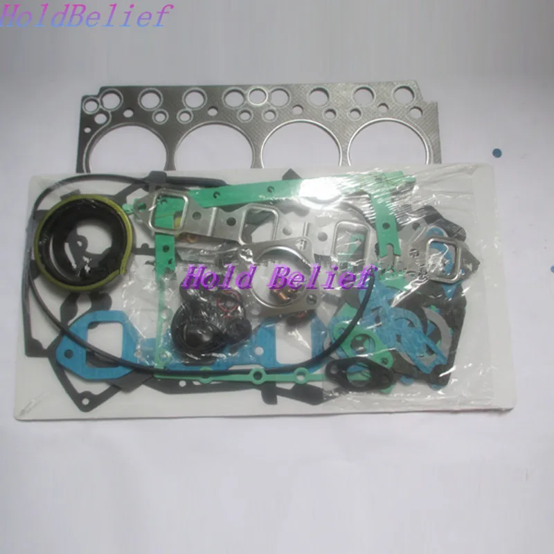 4D95 Full Cylinder Head Gasket Kit For Komatsu 4D95L S4D95 Excavator Free Shipping