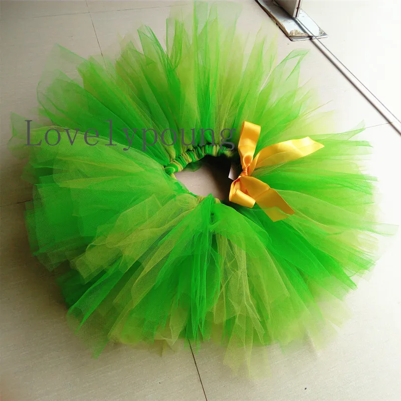 Girls Fluffy Tutu Skirt Green Tutu Ballet Tutu Skirt Birthday Gift Costume Dance Tutu Skirt