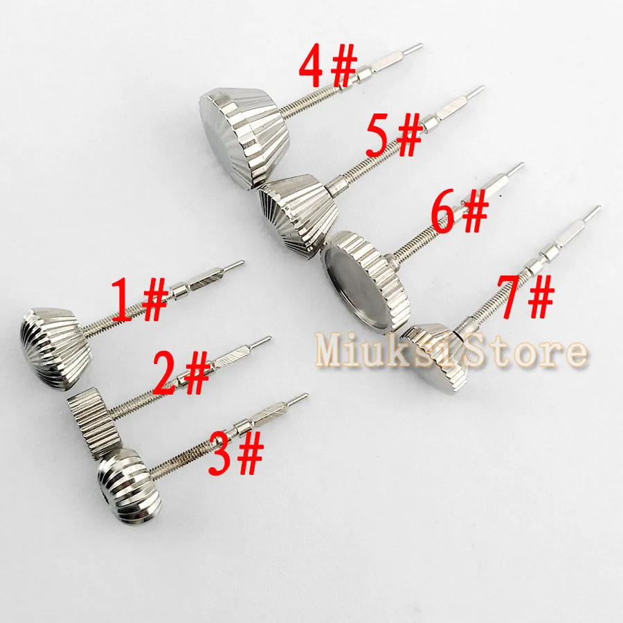 1pcs Stainless Steel Watch Crown for Seagull ST36 eta 6497,6498 movement