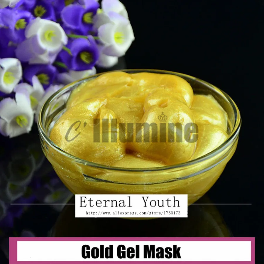 Gold foil Gel Mask Anti-Wrinkle Whitening Brightening Replenishment Deep Clean Beauty Salon 200g