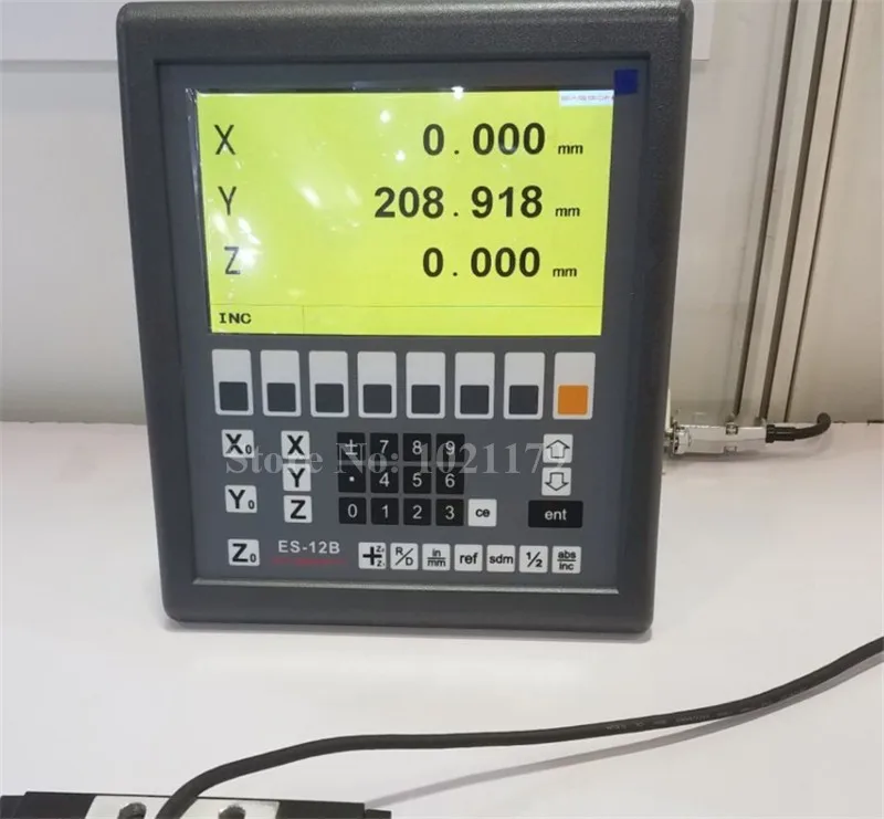 

New Easson ES-12B 3 axis digital readout mill lathe 3 axis DRO digital display controller for lathe milling machine