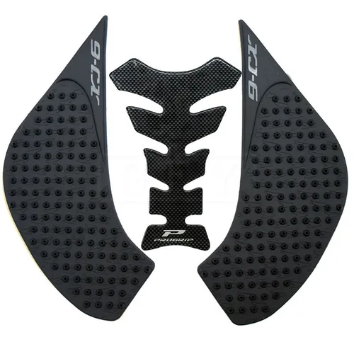 Imagen 2 del producto Para Yamaha XJ6 XJ-6 2010 2011 2012 2013 2014 2015 2016 Protector antideslizante almohadilla de tanque de fibra tanque tracción lateral 3M pegatina