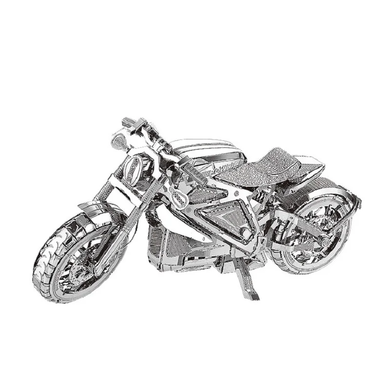 MMZ MODEL NANYUAN 3D Metal puzzle Vengeance Motorcycle Collection Puzzle 1:16 l DIY 3D Laser Cut Model Toys for Adult