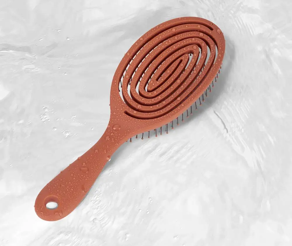 Youpin Xinzhi Relaxing Elastic Massage Comb Soft comb Portable Hair Brush Massage Brush Anti-static for women gifts