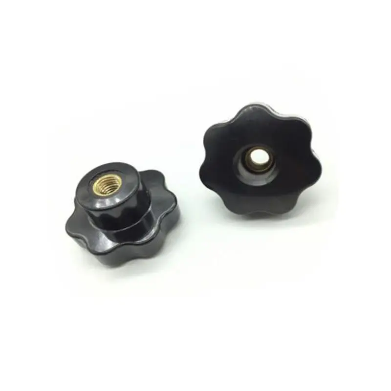 5 uds. M8 rosca hembra OD 50mm cabeza en forma de estrella tuercas de sujeción perilla con agujero
