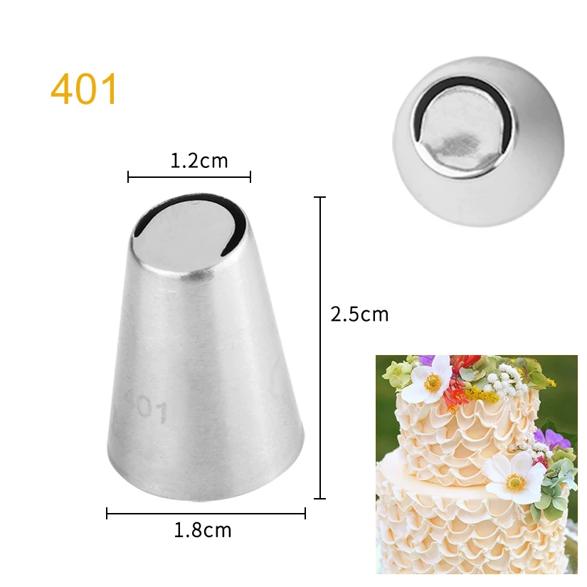 3 pcs/lot Dahlia Petals Ruffle Tips Icing Piping Nozzles Fondant Cake Decorating Pastry Tip Set Cupcake Tools Bakeware