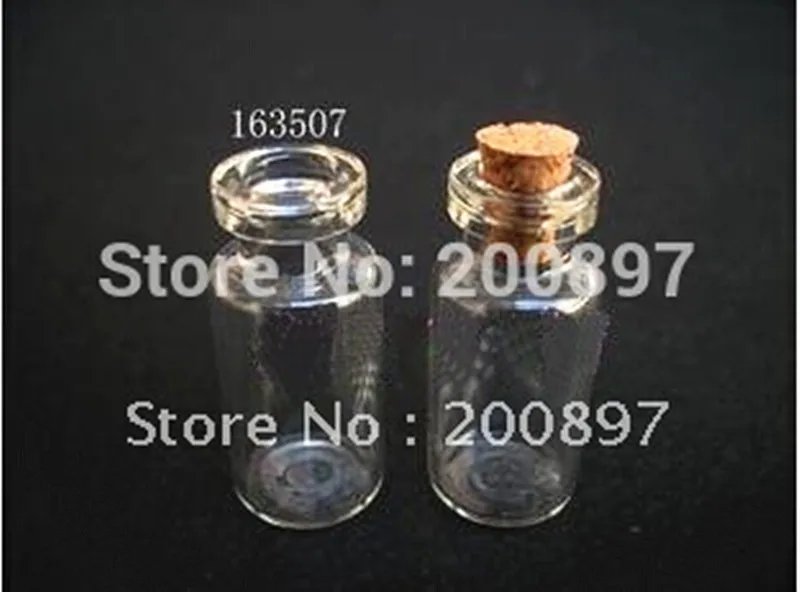 mini wishing glass bottle other capacity 2ml small glass bottles with corks available 100pcs/lot