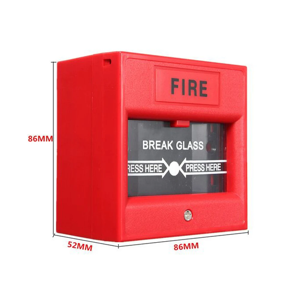 4pcs Emergency Door Release Glass Break Alarm Button Fire alarm swtich Break Glass Fire Emergency Exit Release