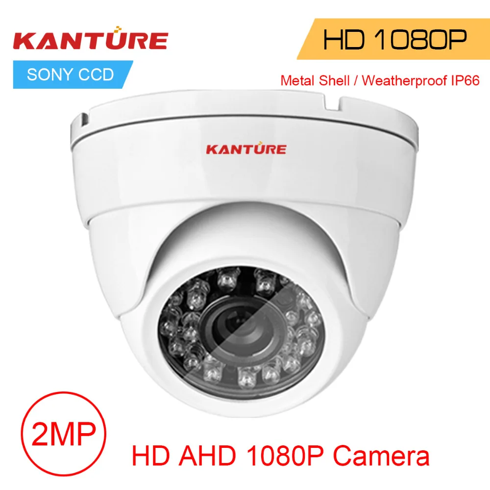 

Камера видеонаблюдения KANTURE AHD SONY IMX323 HD, 2 МП, металлическая, водонепроницаемая, IP66, AHD 1080P