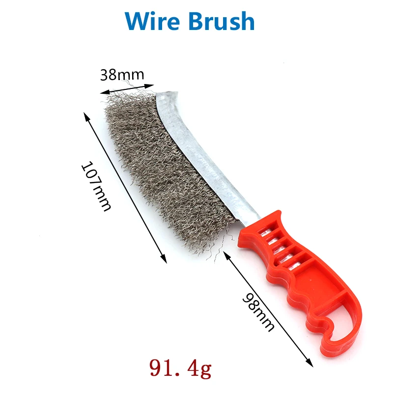 1pcs 25cm Copper/Stainless Steel Wire Hand Brush Heavy Duty Multi Purpose Rust Paint Metal Remover Craft Tools