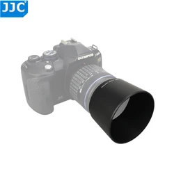 JJC Reversible Lens Hood Shade For OLYMPUS M.ZUIKO  DIGITAL ED 40-150mm 1:4.0-5.6 R Repaces Olympus  LH-61D Black Silver