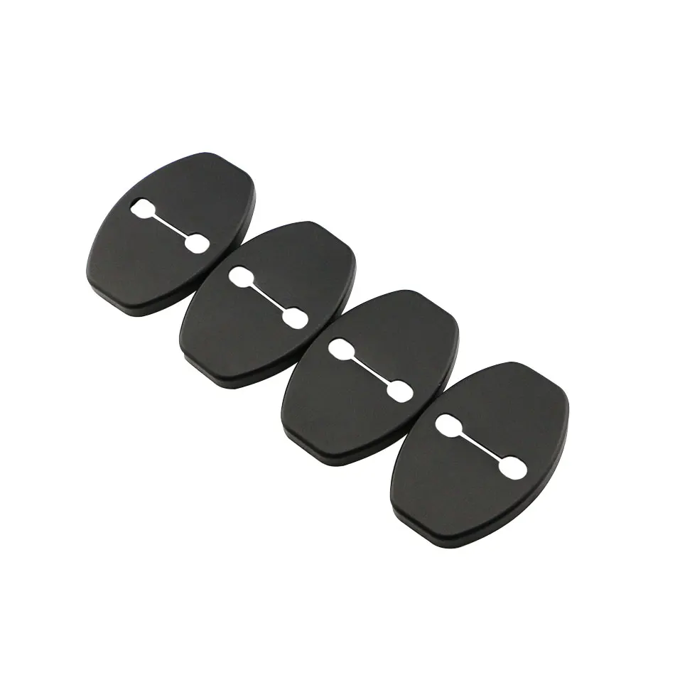 4Pcs/Set ABS Door Lock Protective Cover Sticker for VW GOLF 6 Golf 7 Tiguan POLO Passat B5 for Seat Skoda Audi Accessories