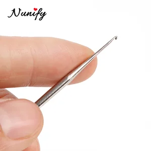 0.5 Mm 0.75 Mm Jarum Rambut Gimbal Kait Rajutan untuk Rambut Gimbal Aksesori Rambut Gimbal Jarum Pengait untuk Alat Rambut Kepang Rajutan 10 rambut gimbal jarum rajut penjualan terbaik - №