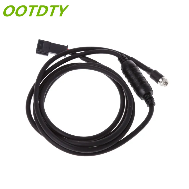 OOTDTY AUX Audio Input Adapter Female 3 pin Cable For BMW E39 E53 E46 X5 BM54 16:9 CD