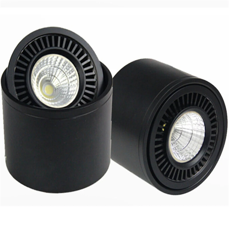 

9W/12W/15W Dimmable COB LED Light Surface Mounted Kitchen Bathroom Lamp 360 degree Rotating LED Down light CE