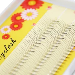 Kimcci 120pcs Pre-fanned Makeup Individual 3D Cluster Eyelash Extension Grafting Fake False Eyelashes 0.07C Faux Mink Cilias