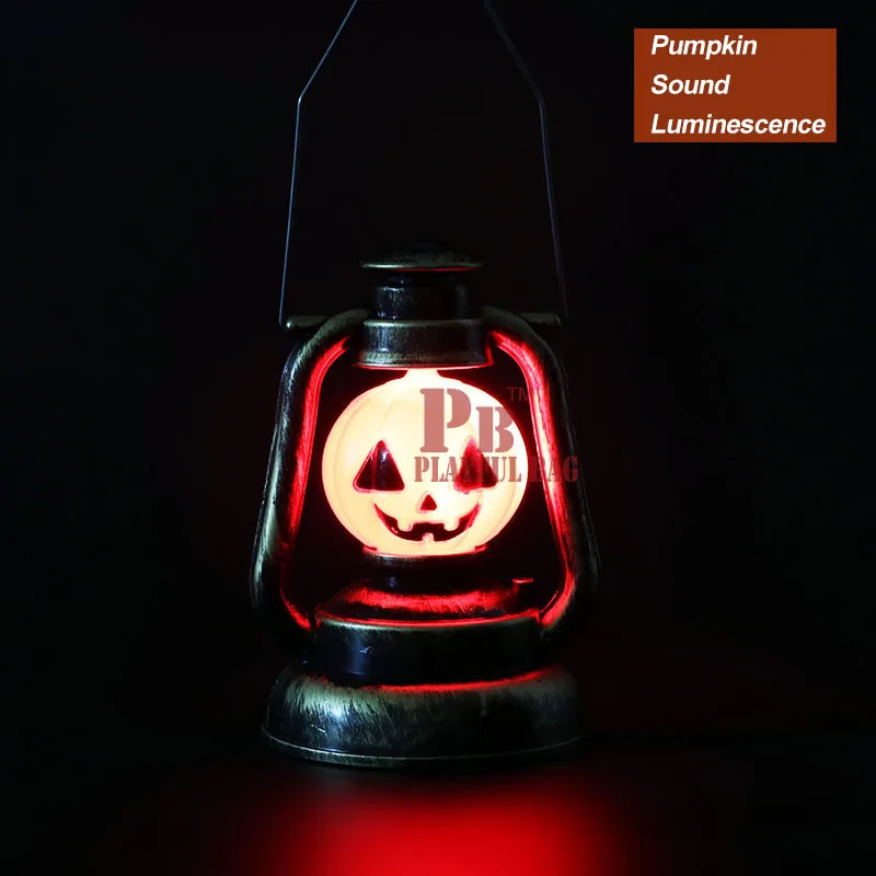 Linterna de actividades de Halloween fantasma llamado jack-o-lantern noche barra luminosa escena accesorios decorativos