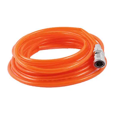 

9M Length 5/16" x 1/5" Quick Connect Polyurethane Tube Air PU Hose Orange Red