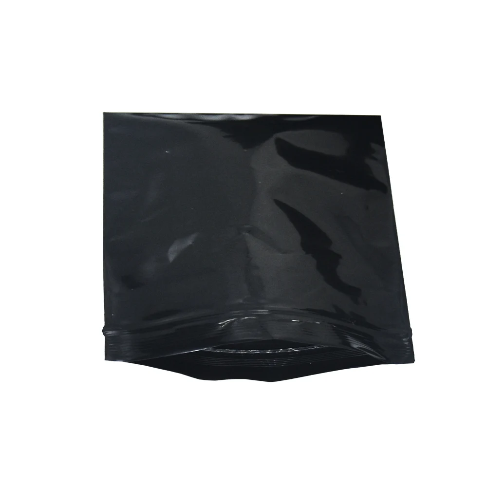 4*5cm Mini Black Zip Lock Resealable Package Bag 200pcs/lot Self Seal Plastic Packing Bag Retail Zipper Grocery Storage Pouches