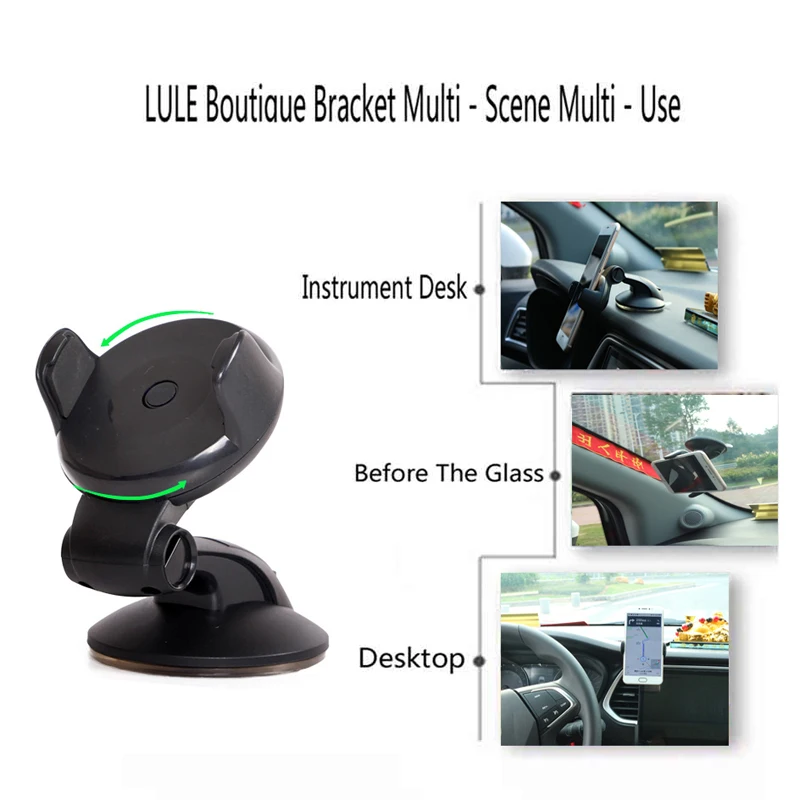 Support Telephone Voiture CellPhone Holder Car Stand Soporte Celular Para Auto Mobile Suction Cup Vehicle Holding Telefoonhouder