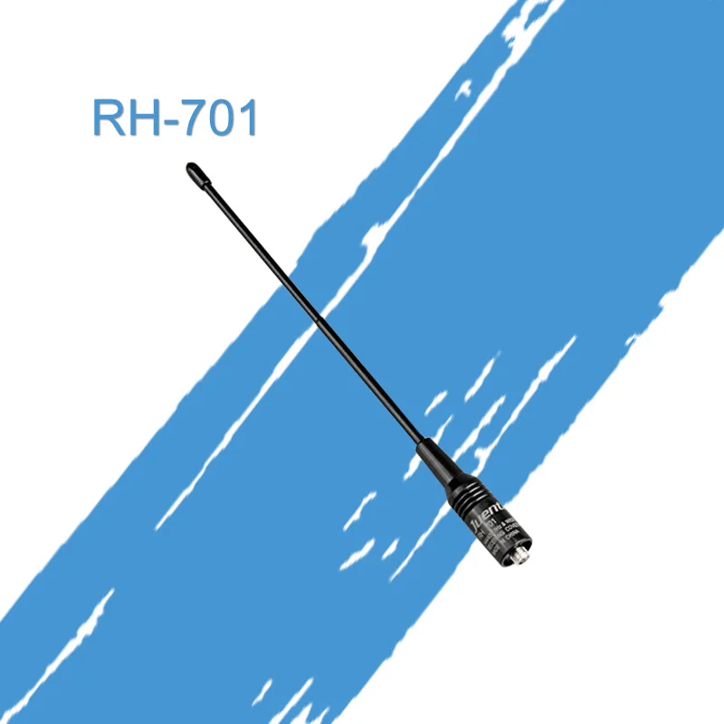 RH-701 U/V 144/430MHz SMA-F antena do baofeng/Kenwood/Wouxun/TYT/Puxing ręczna Ham Radio Way Radio Walkie Talkie