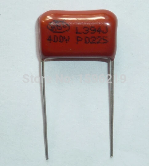 

10pcs CBB capacitor 394 400V 394J 0.39uF 390nF P15 CL21 Metallized Polypropylene Film Capacitor