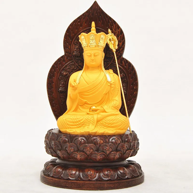 The new resin Buddha handicraft earth treasure bodhisattva One of the four big Buddha sitting room buddhist temple offerings