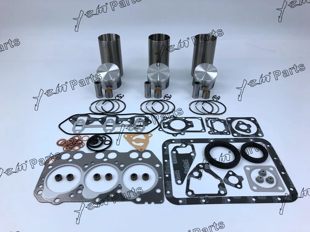 For 3TN72  engine repair kit piston +piston ring + Cylinder liner  + full gasket set