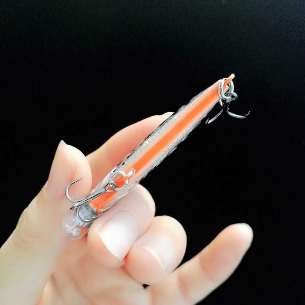 Tsurinoya 14pcs Hot Sale DW63 sinking Mini Minnow Bait 50mm 5g Fishing Hard Lures Lifelike 3D Fish Eyes
