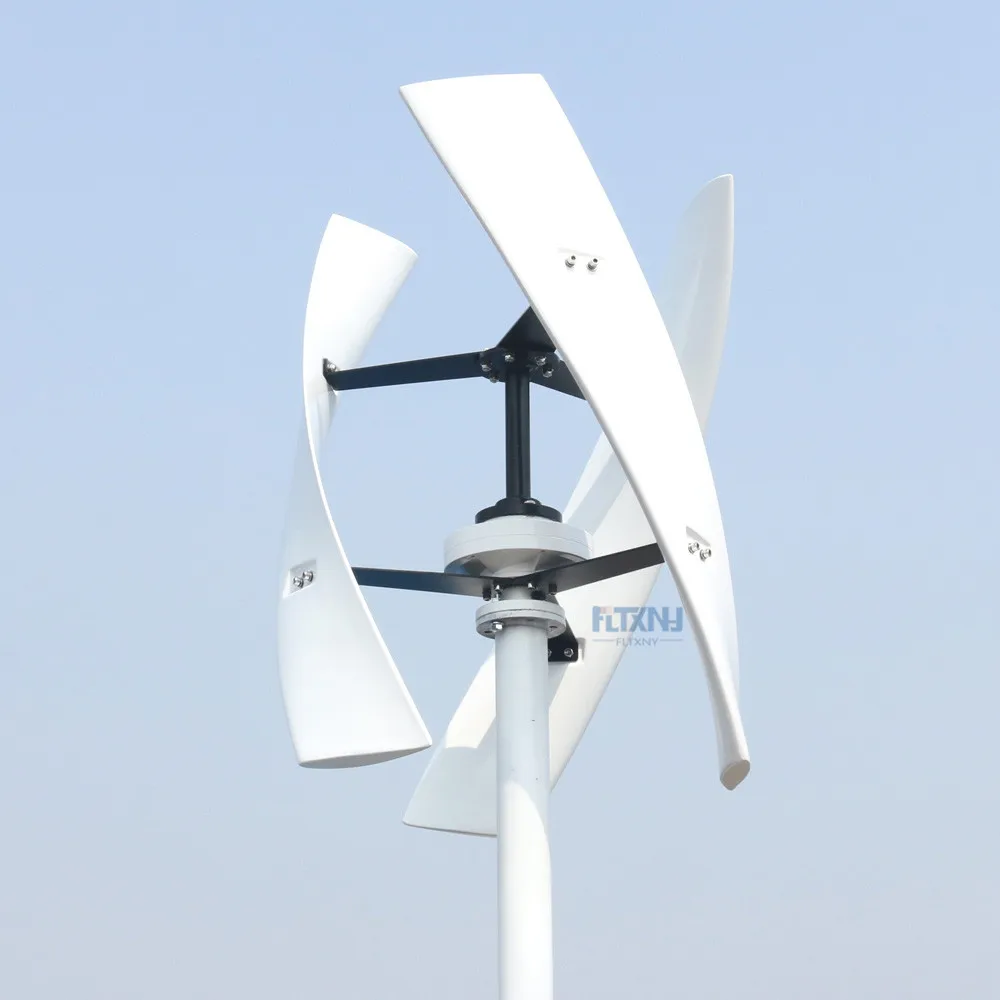 Europe Warehouse 10KW 3Blades Wind Power Generator 3Phase AC 8000W 12V 24V 48V Small Wind Turbine Home Low RPM MPPT Controller