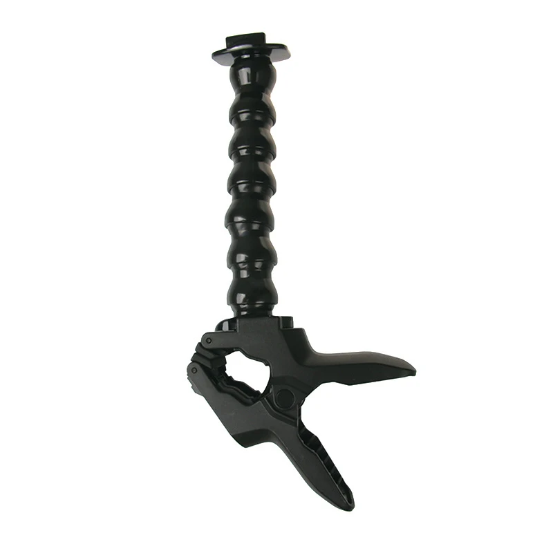 柔軟なヘビ型ブラケットアーム + 活発クリップクランプについての Gopro hero 7 6 5 4 Xiaomi 李 4 18K SJCAM カメラアクセサリー