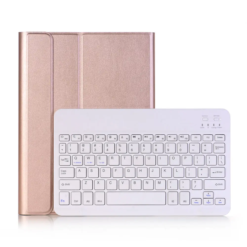 Imagem -06 - para Ipad Pro 10.5 Russo Espanhol Hebraico Case de Teclado Removível sem Fio Bluetooth Teclado Mais Ultra Fino Suporte Capa de Couro