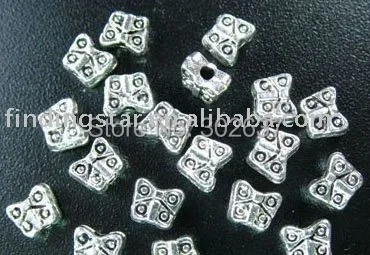 

FREE SHIPPING 600Pcs Tibetan silver tiny butterfly spacer bead A132