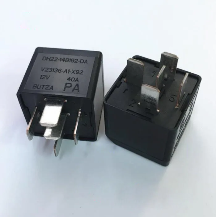 

NEW AUTO CAR 12V relay DH22-14B192-DA V23136-A1-X92 12V 12VDC DC12V 40A 5PIN