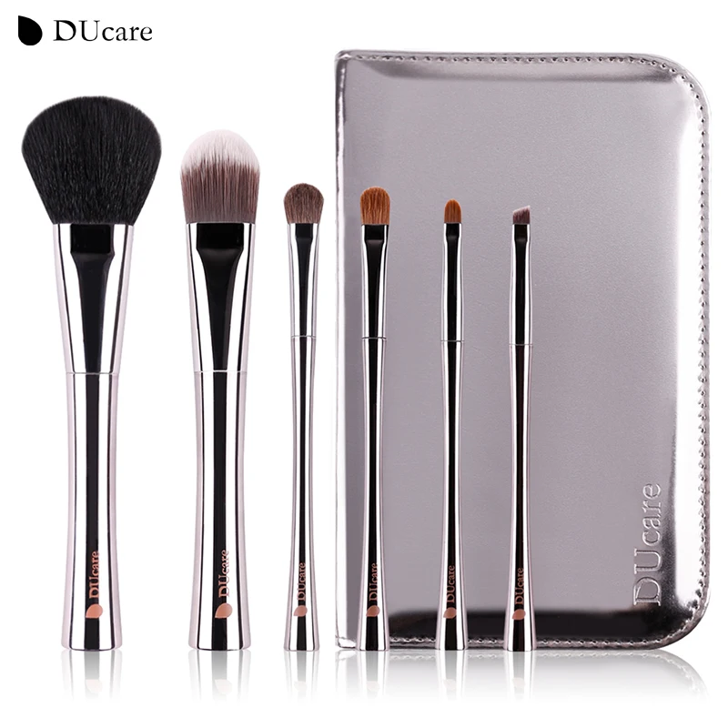 

DUcare 6pcs Makeup brush set Luxury Brushes with Bag the most Nice and Most Amazing Makeup Brushes Beauty Essential brushes