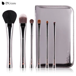 DUcare 6pcs Makeup brush set Luxury Brushes with Bag the most Nice and Most Amazing Makeup Brushes Beauty Essential brushes