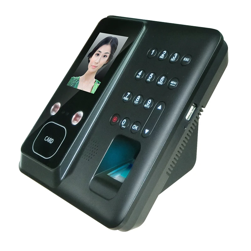 HF Face Time Attendance TCP IP WIFI Optional Office Working Time Recorder With PC Software RFID ID Attendance Reader