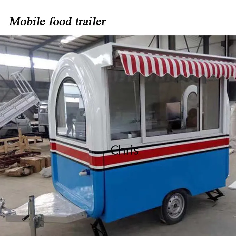 

2023 hot sale customized length mobile food trailer street kiosk food cart snack vending trucks for sale