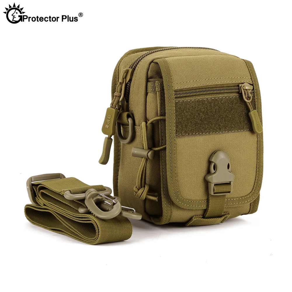 PROTECTOR PLUS Outdoor Riding Messenger Bag Civilian Camouflage Molle Tactical Sport Chest bag Men Travel Climbing Shoulder Bag