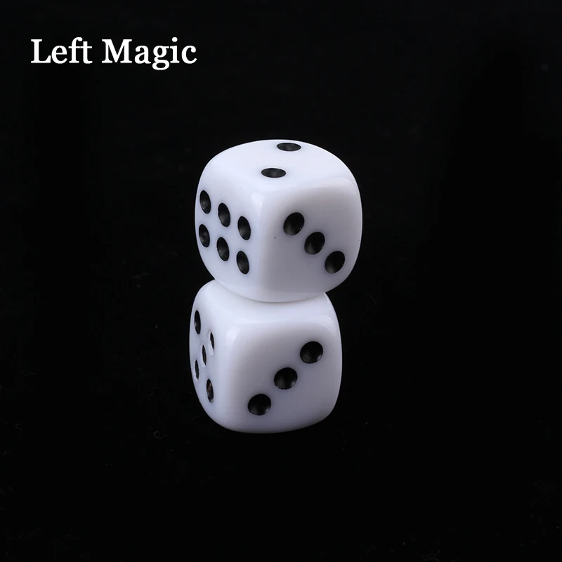 Russian Dice Deluxe Forcing Dice (Black Color Dice) - Magic Tricks Fun Magic Street Close Up Stage Accessories Illusion Mental