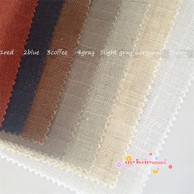 CITYINCITY Tulle Curtains for Living Room Modern solid Japan Faux Linen Window curtain For Bedroom Rideaux Customized ready made
