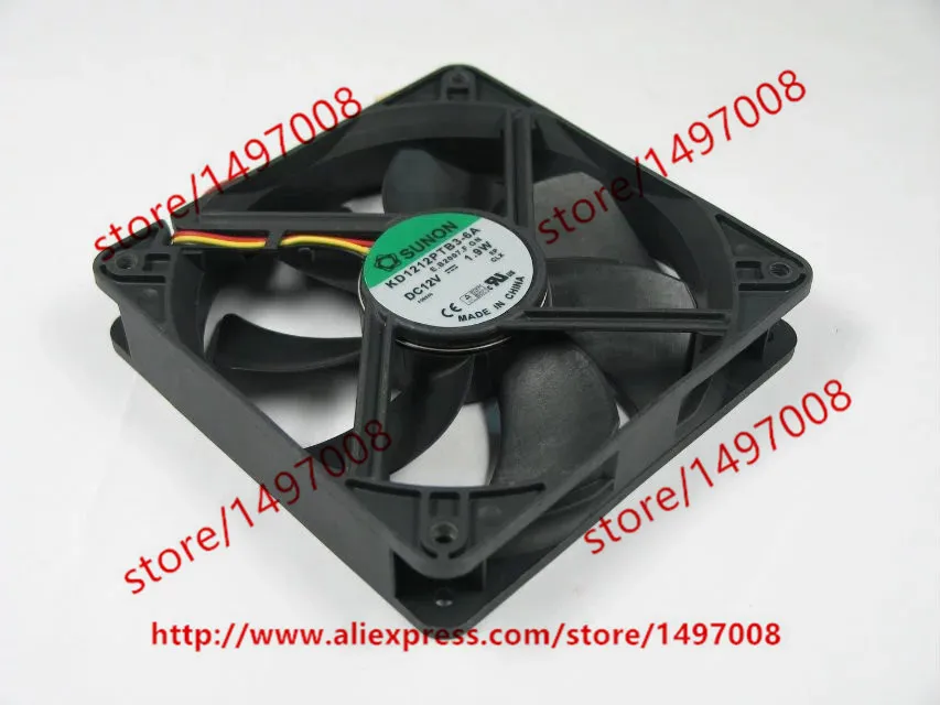 

SUNON KD1212PTB3-6A E.B2007.F.GN DC 12V 1.9W 120X120X25mm Server Cooling Fan