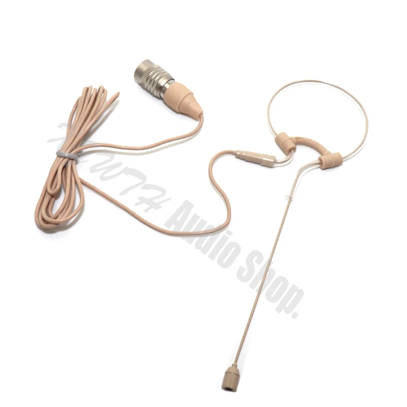 Profession Skin Ear Hook Hanging Headset Microphone for Audio Technica Wireless Hirose 4 Pin