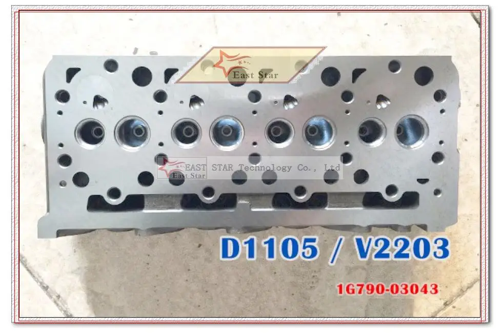 V2203 Cylinder Head For Kubota V2203E V2203B Indirect injection 1G916-03040 1J854-03040 19077-03048 1G91603040 1J85403040