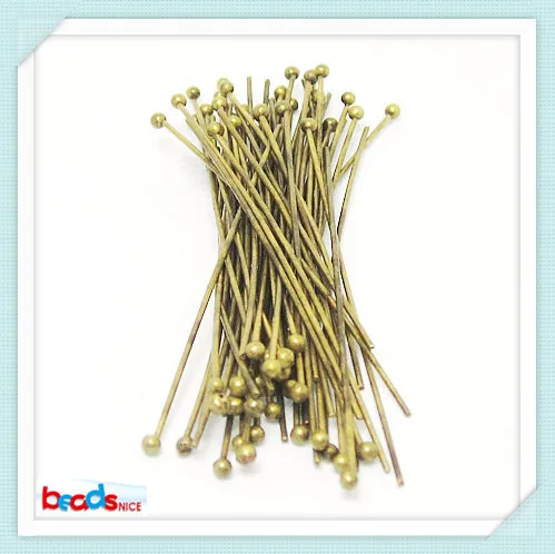 

BeadsniceID17409 500pcs jewelry bead making findings ball head pins 2inches long headpins in stock item