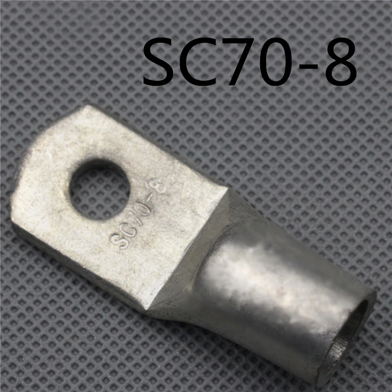 1piece SC(JGK)70-8 tinned copper cable lugs crimp type Electric power fittings equipment contact B type